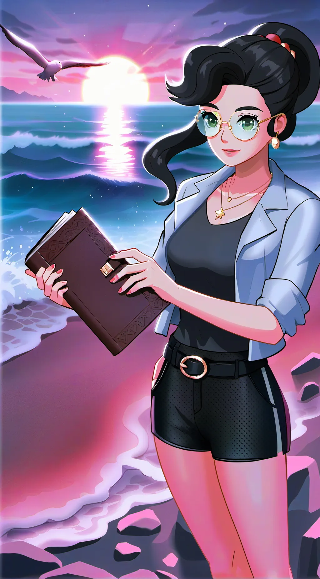 ai character: Serena background