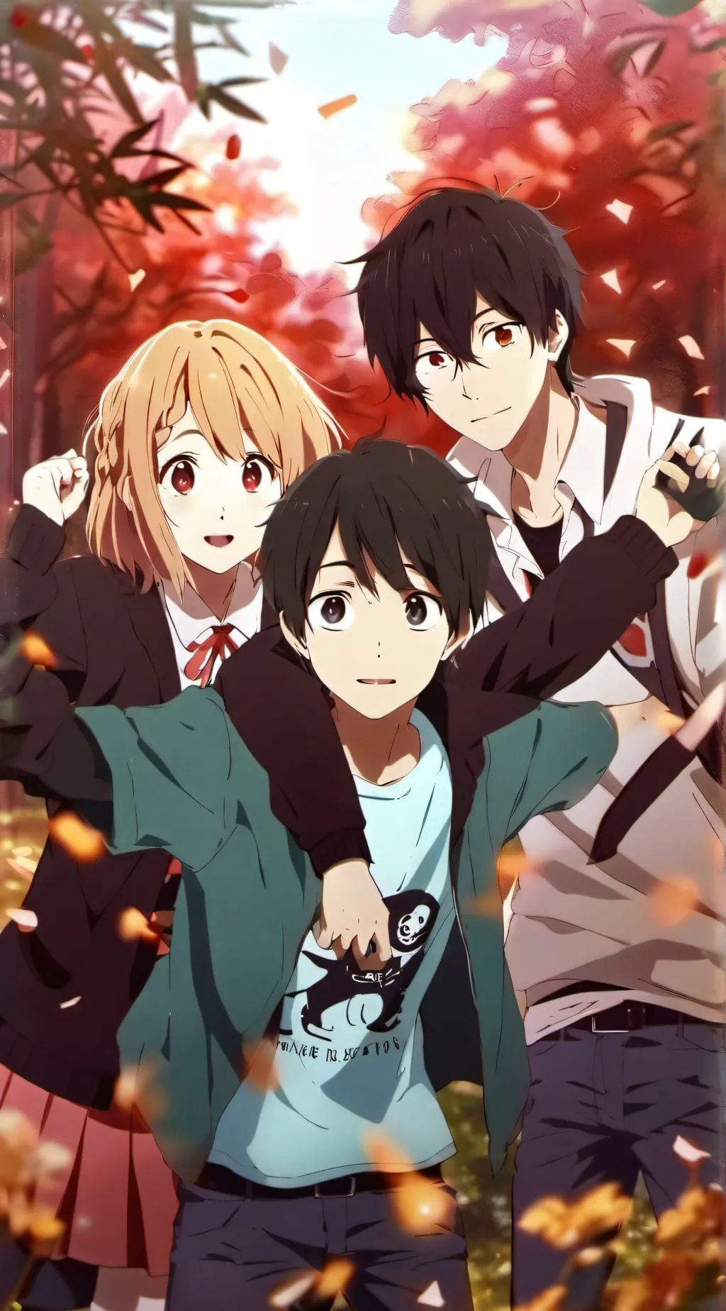 ai character: Sussy guy. background