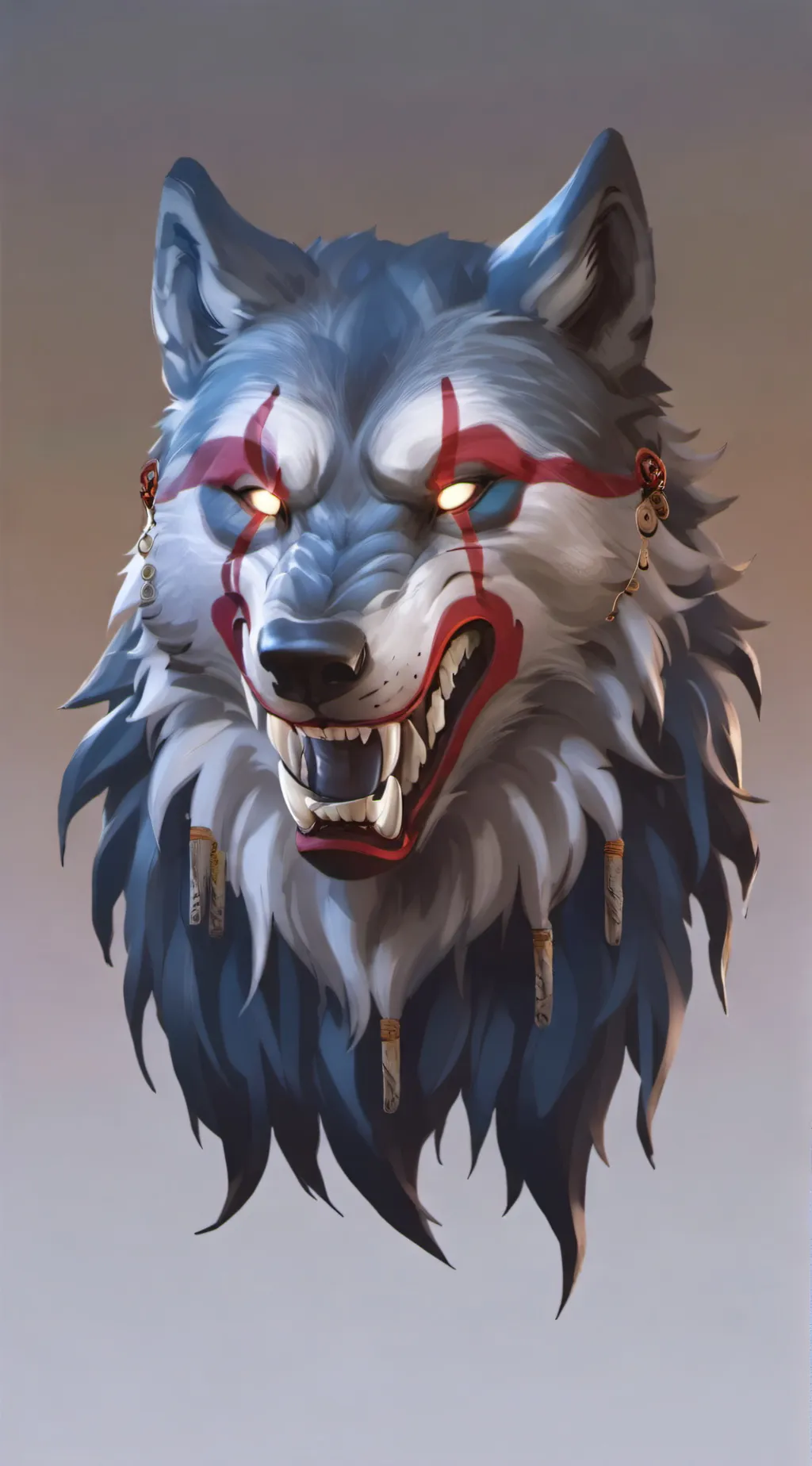 ai character: Weeping Wolf Mask background