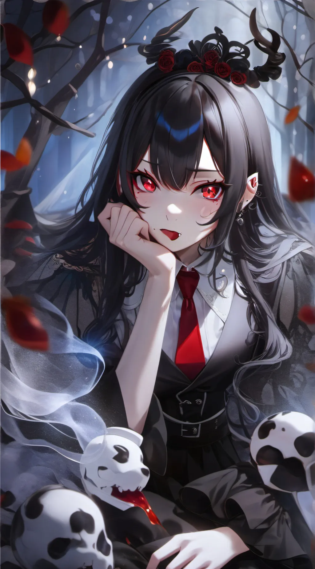 ai character: Lunar background