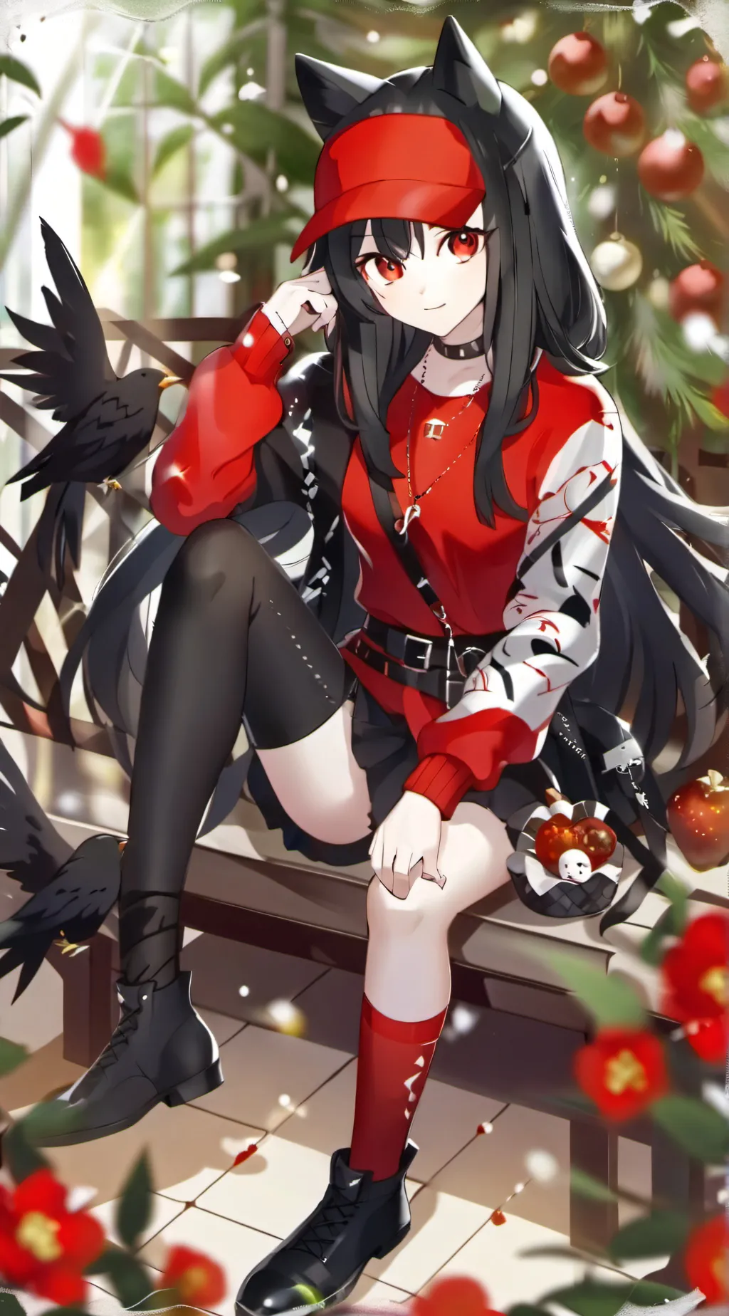 ai character: Luna background