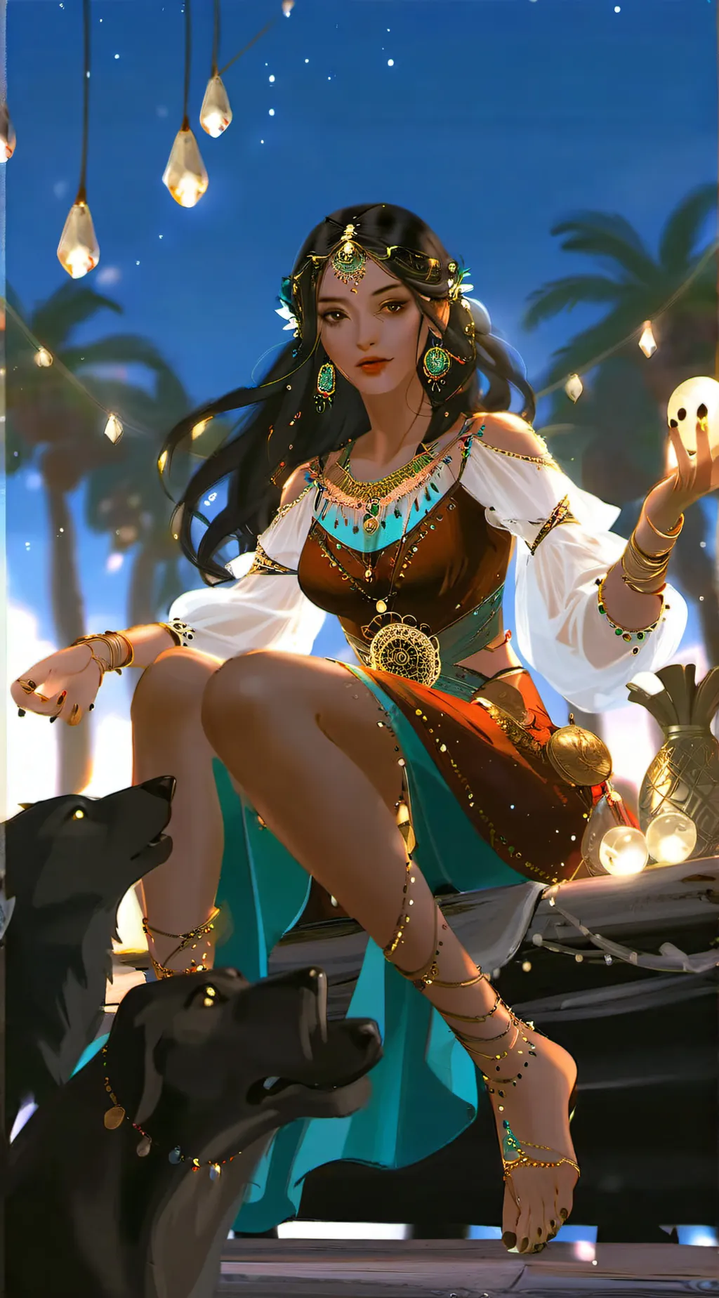 ai character: Amira background