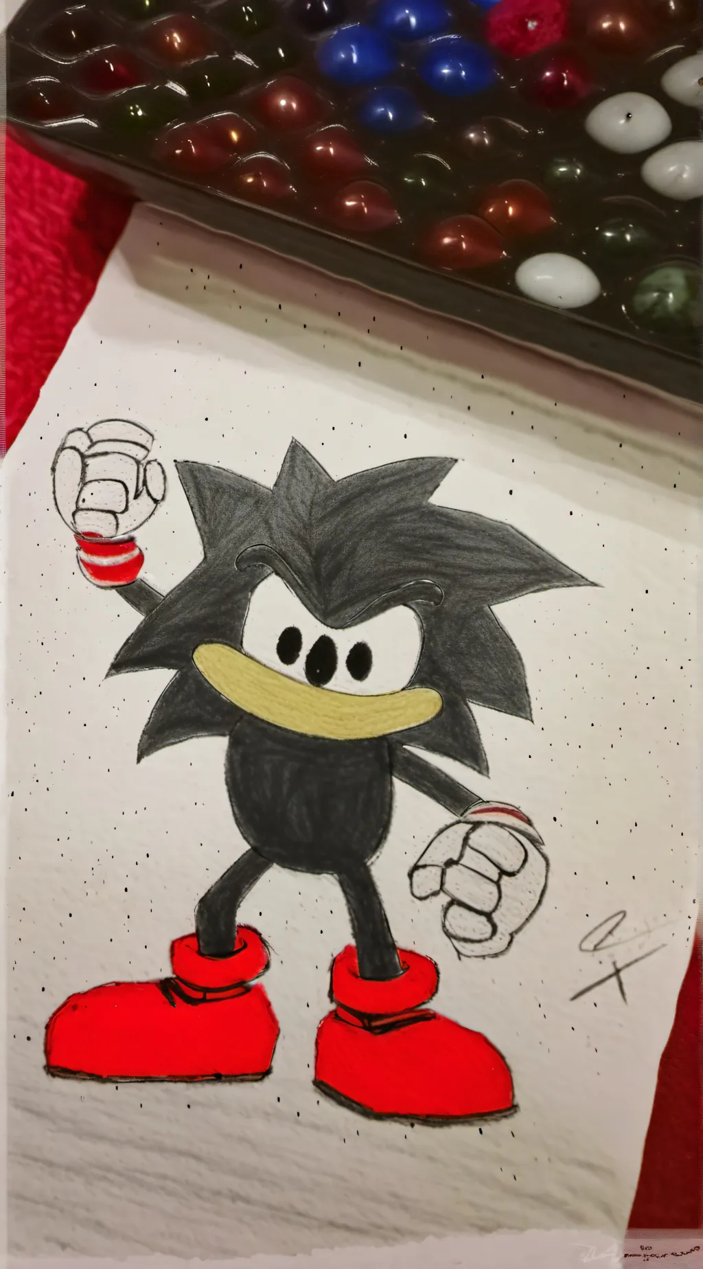 ai character: Roaster (deformed) background