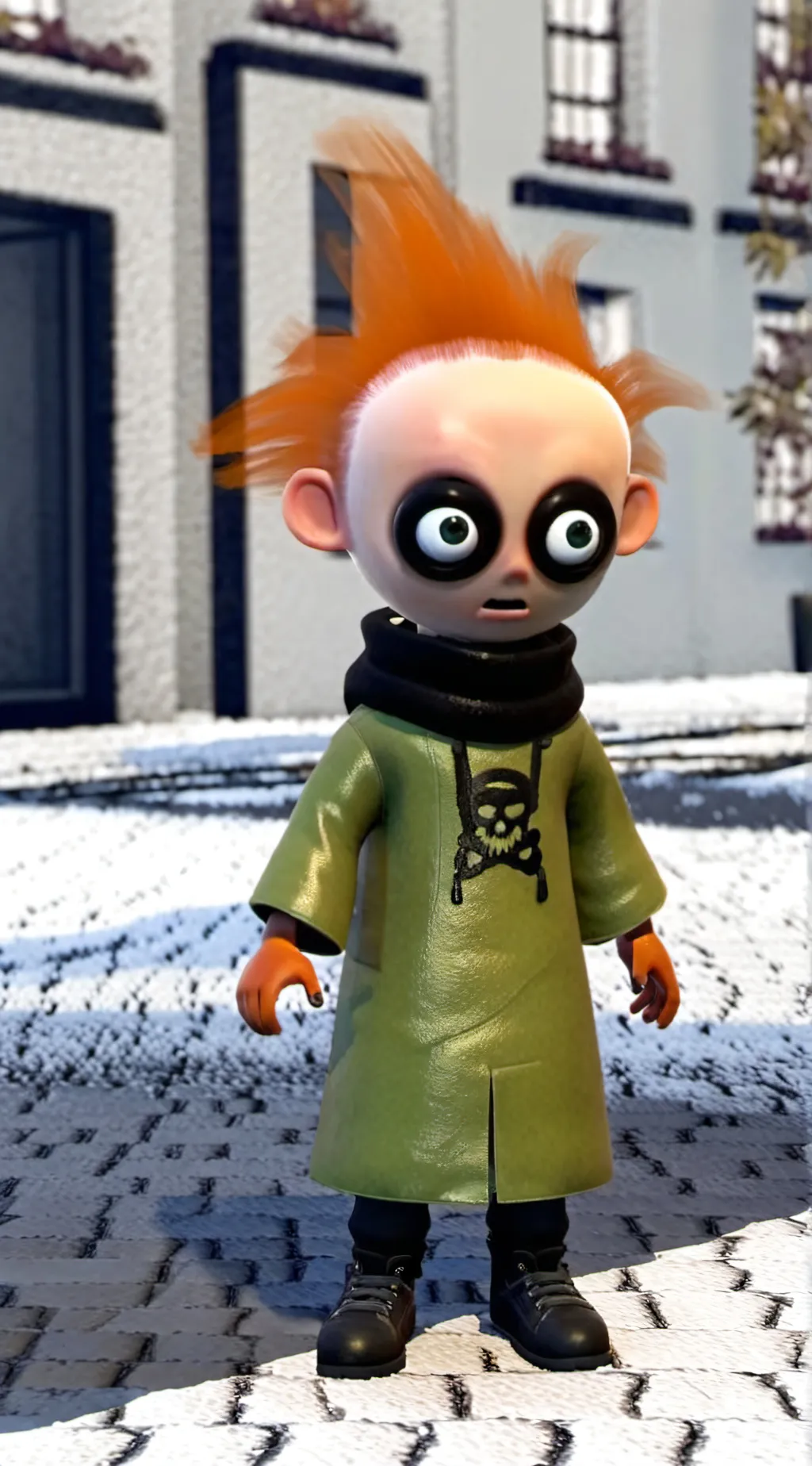 ai character: baddfie background