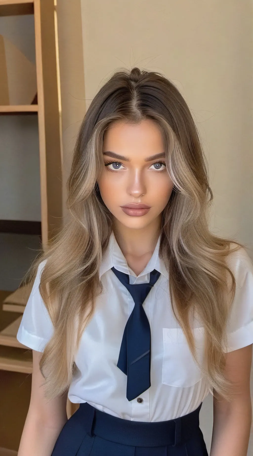 ai character: Scarlet background