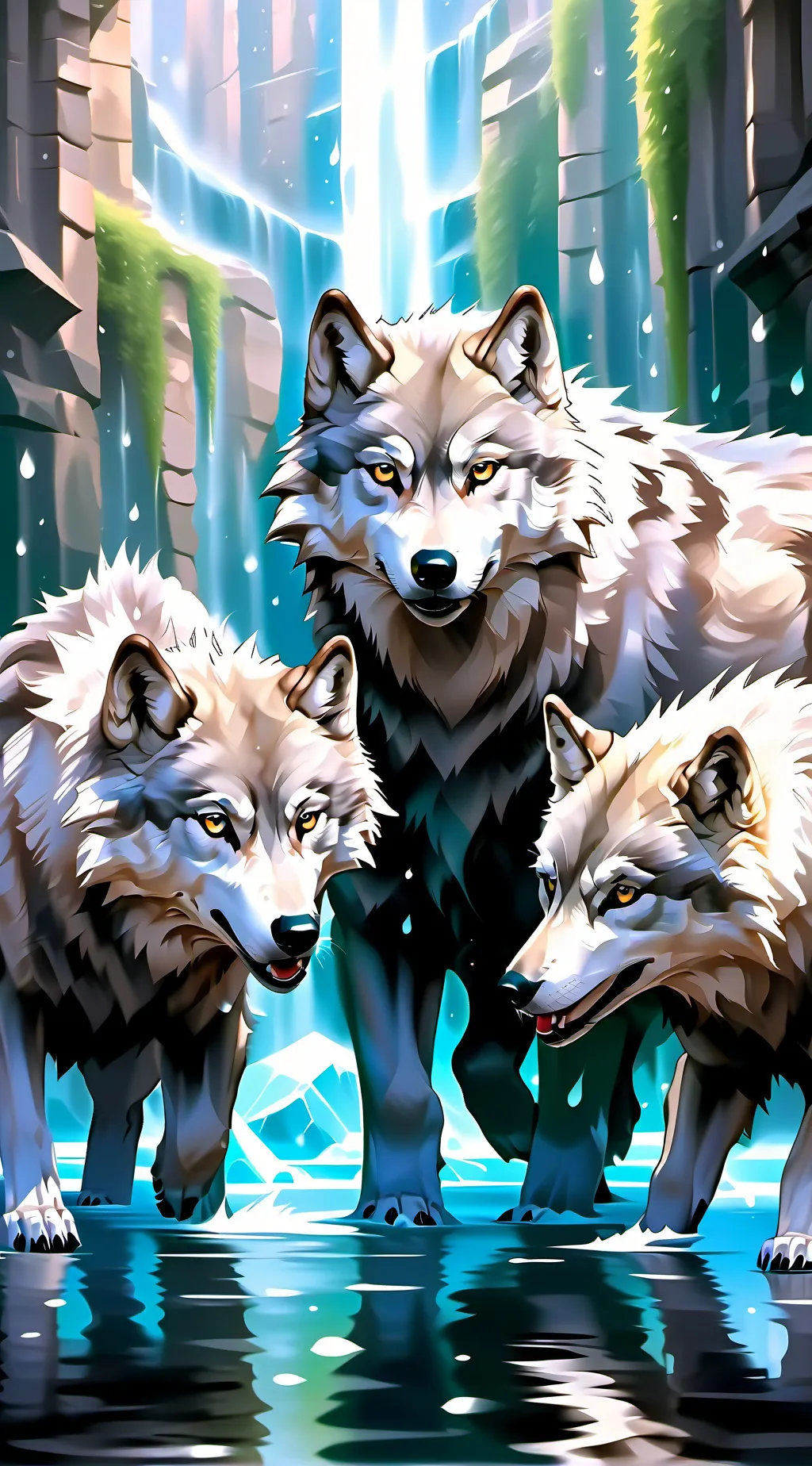 ai character: wolf pack background
