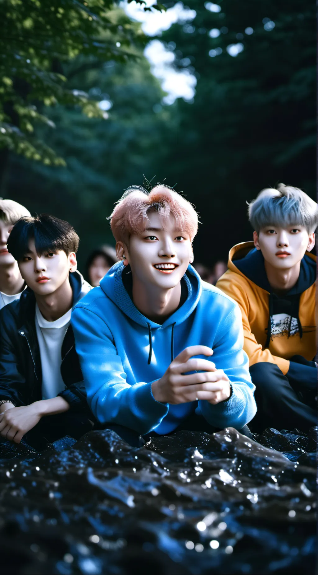 ai character: Stray kids background