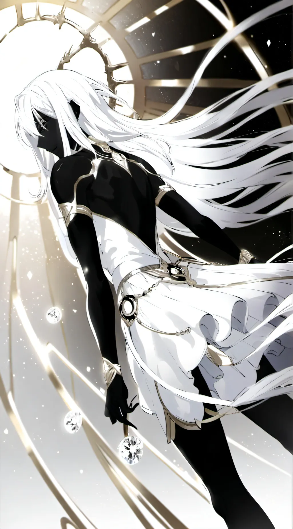 ai character: Celestia 🌙 background