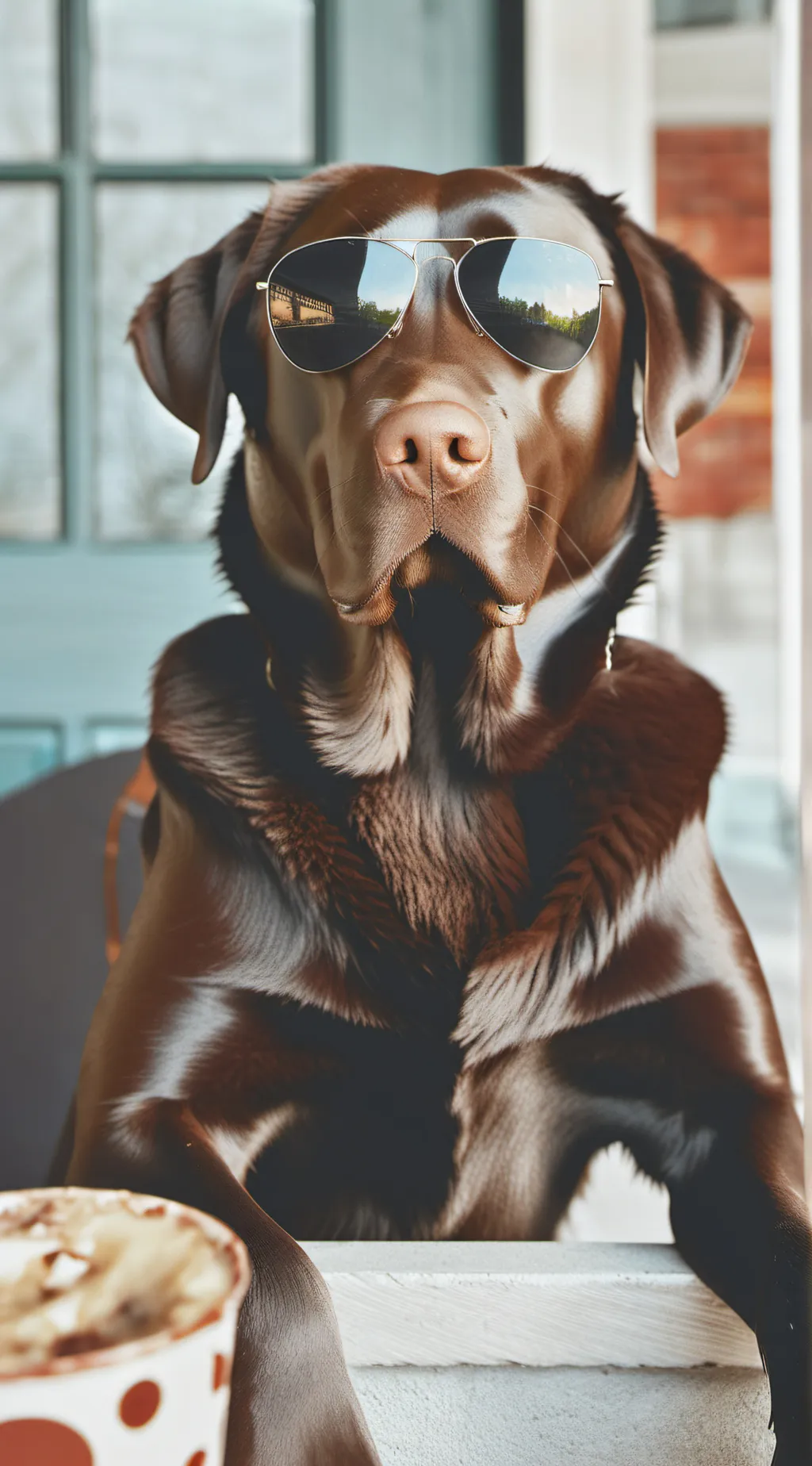 ai character: Shades Dog V2 background