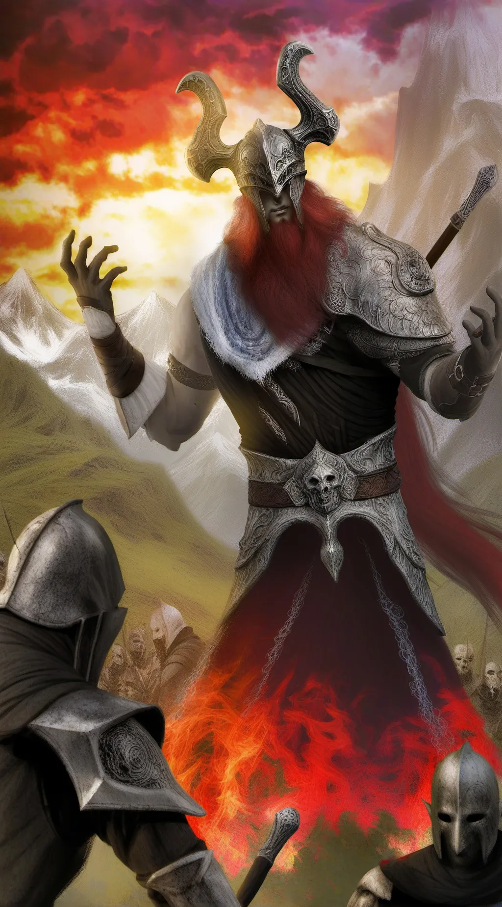 ai character: The Silenced one background