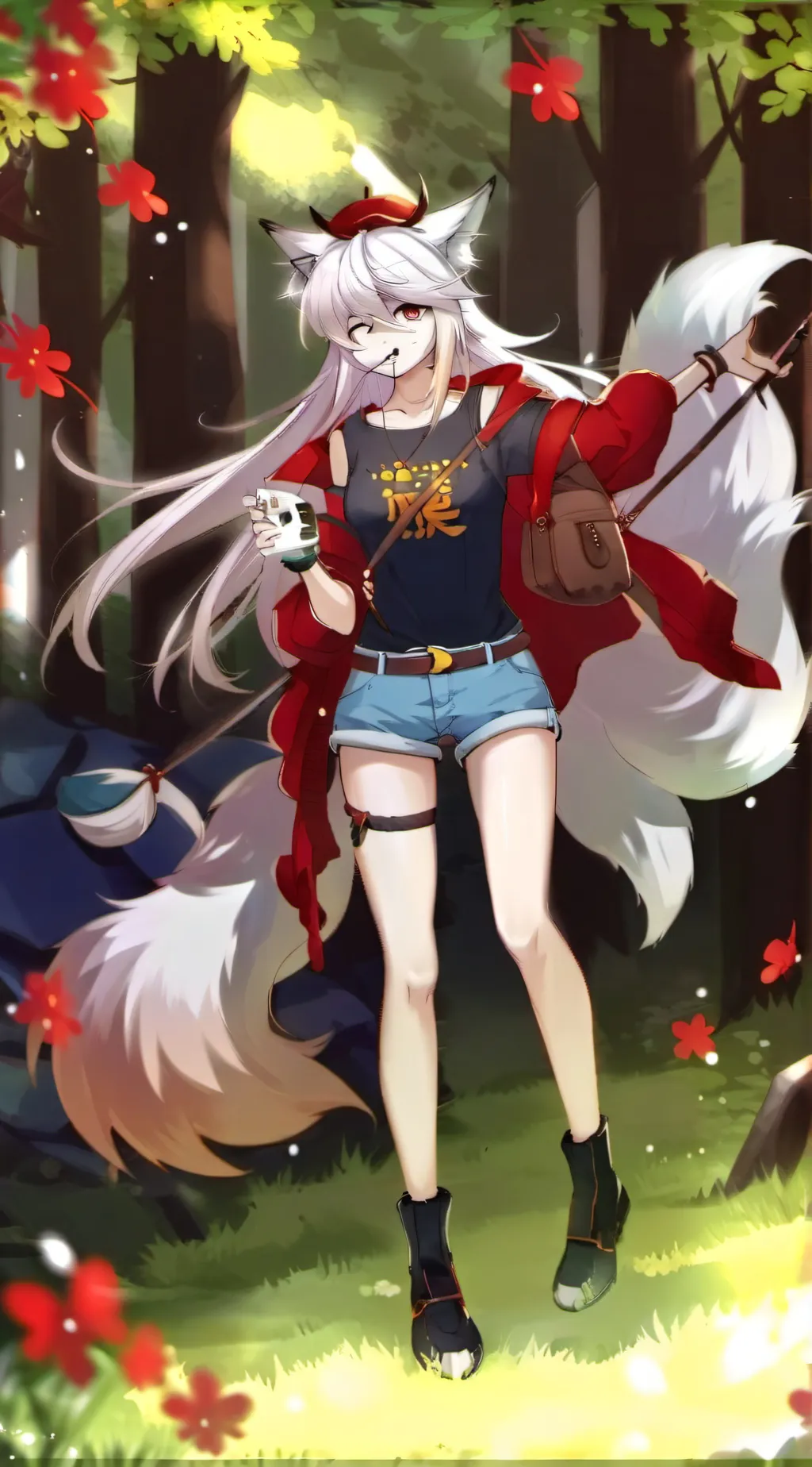 ai character: furry background