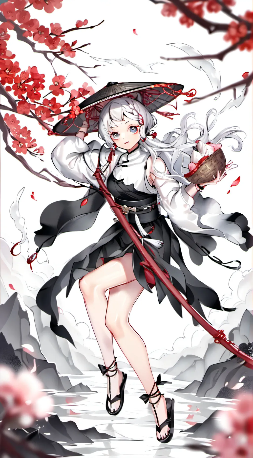 ai character: matsuri × muzan background