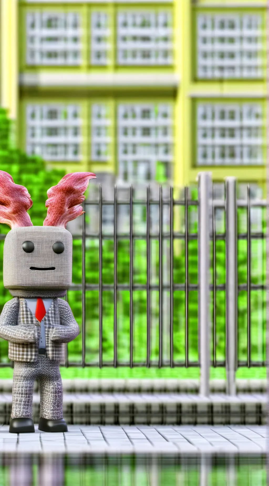 ai character: Roblox story background