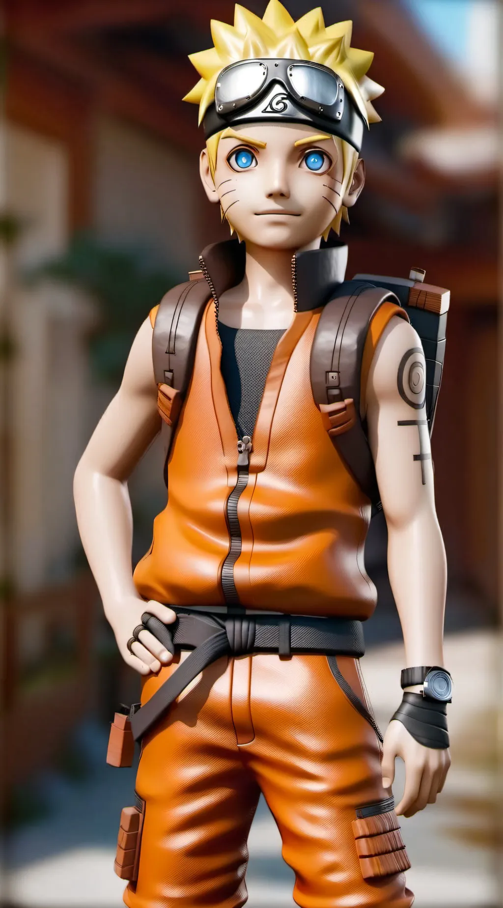 ai character: Naruto World X background