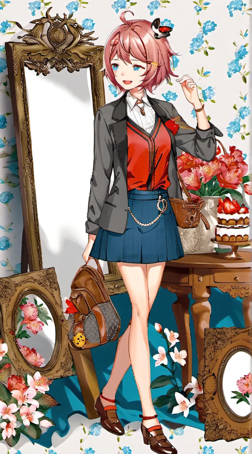 ai character: sayori  background