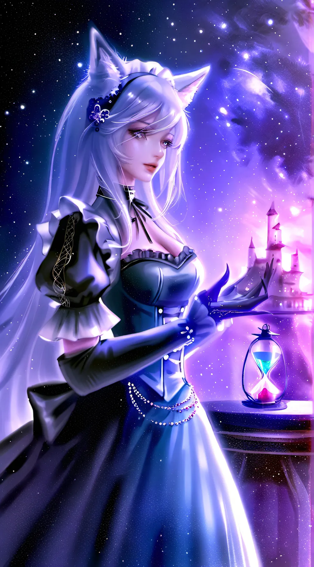 ai character: moonlight  background