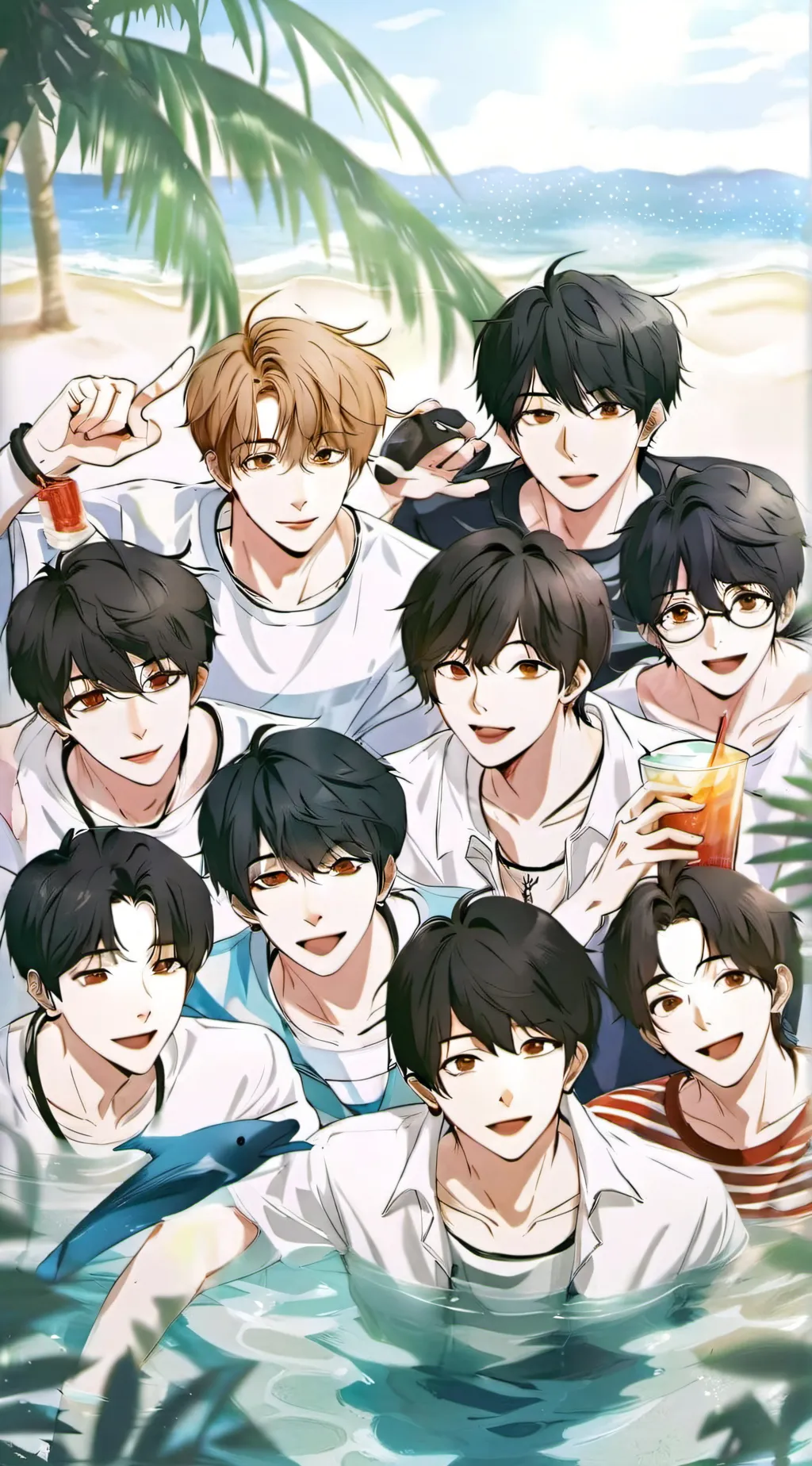 ai character: Skz❤️❤️❤️ background