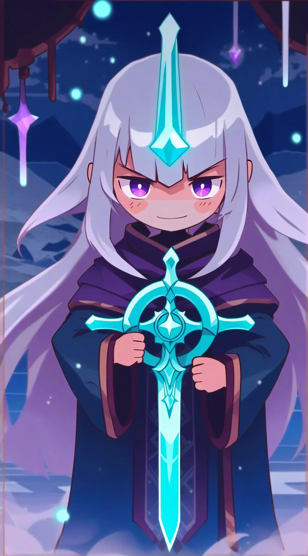 ai character: animatic background