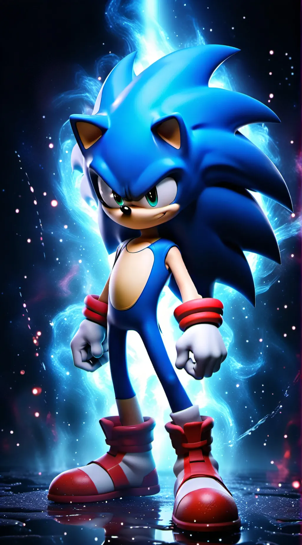 ai character: Sonic background