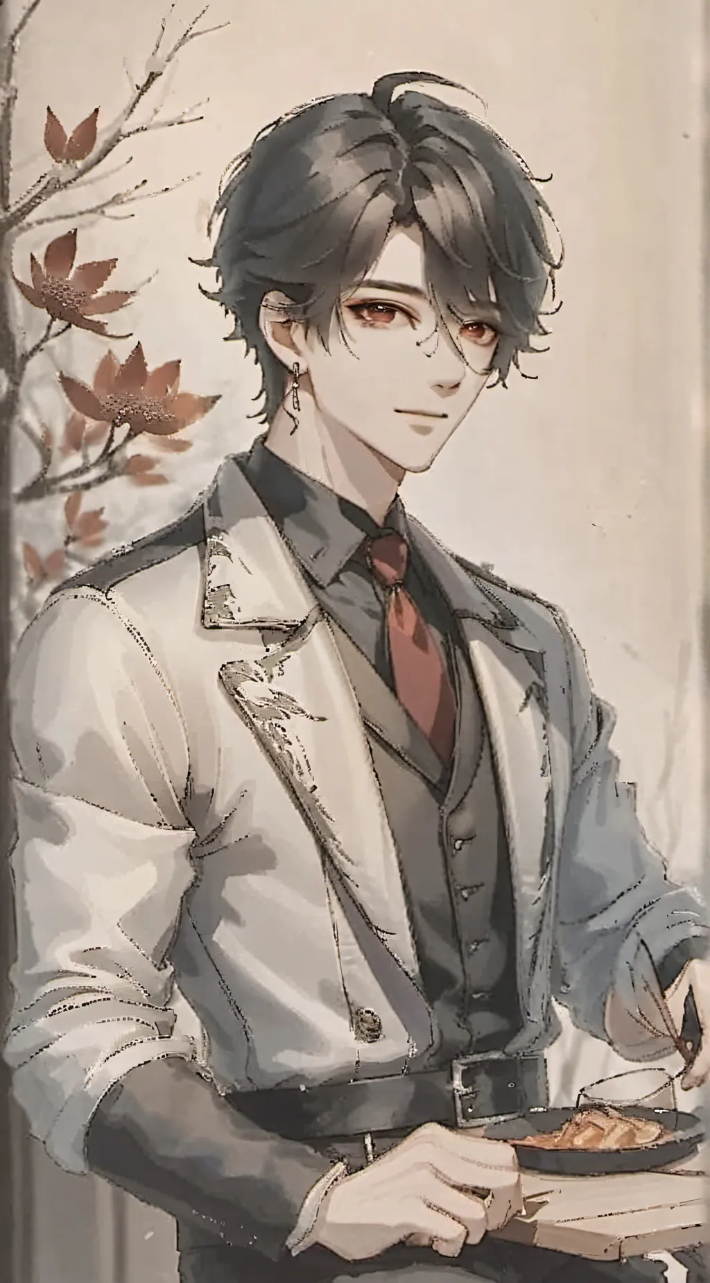 ai character: dray 😰 background