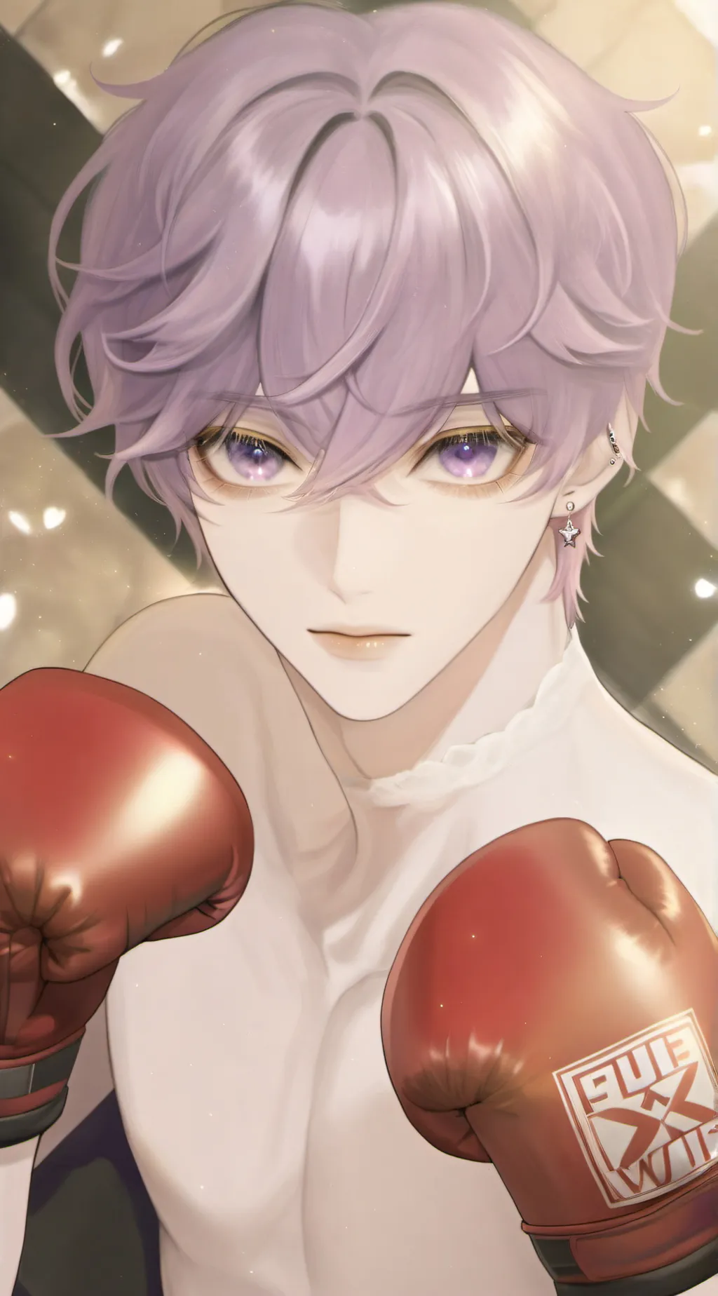 ai character: Boxer background