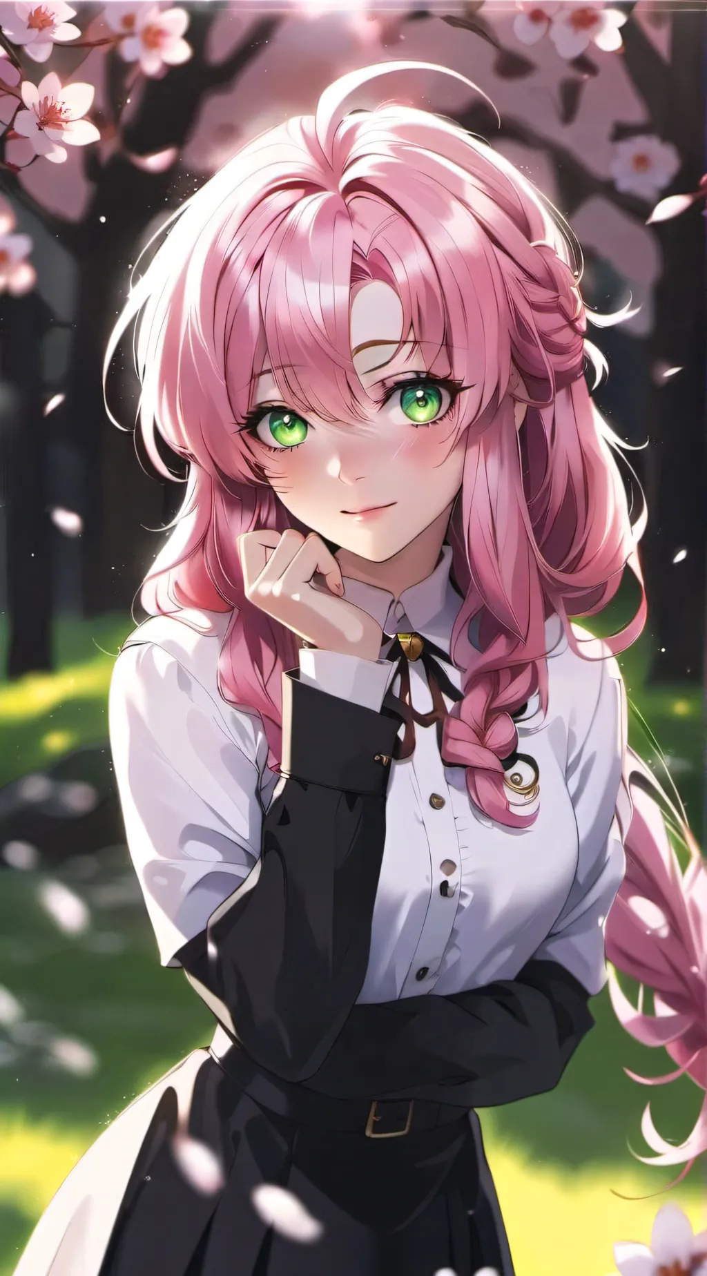 ai character: Mitsuri Kanroji background