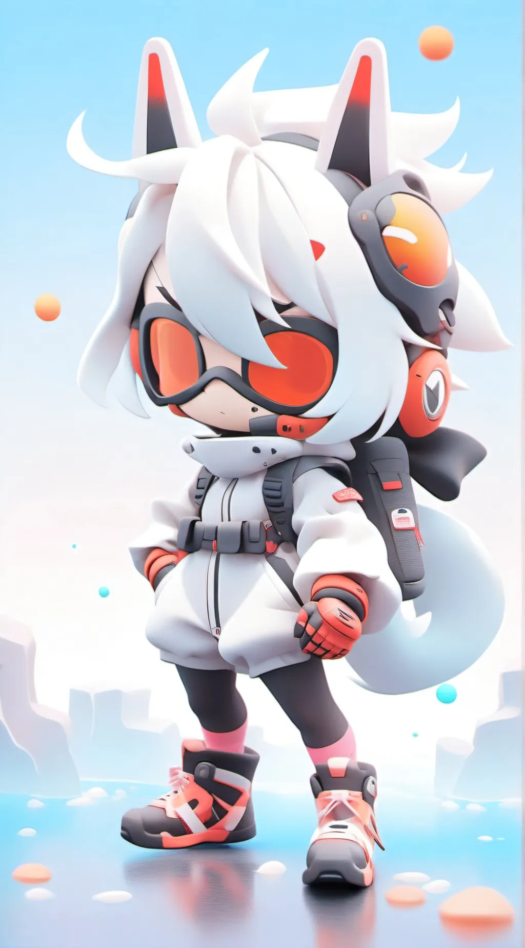 ai character: Exploding shinobu  background