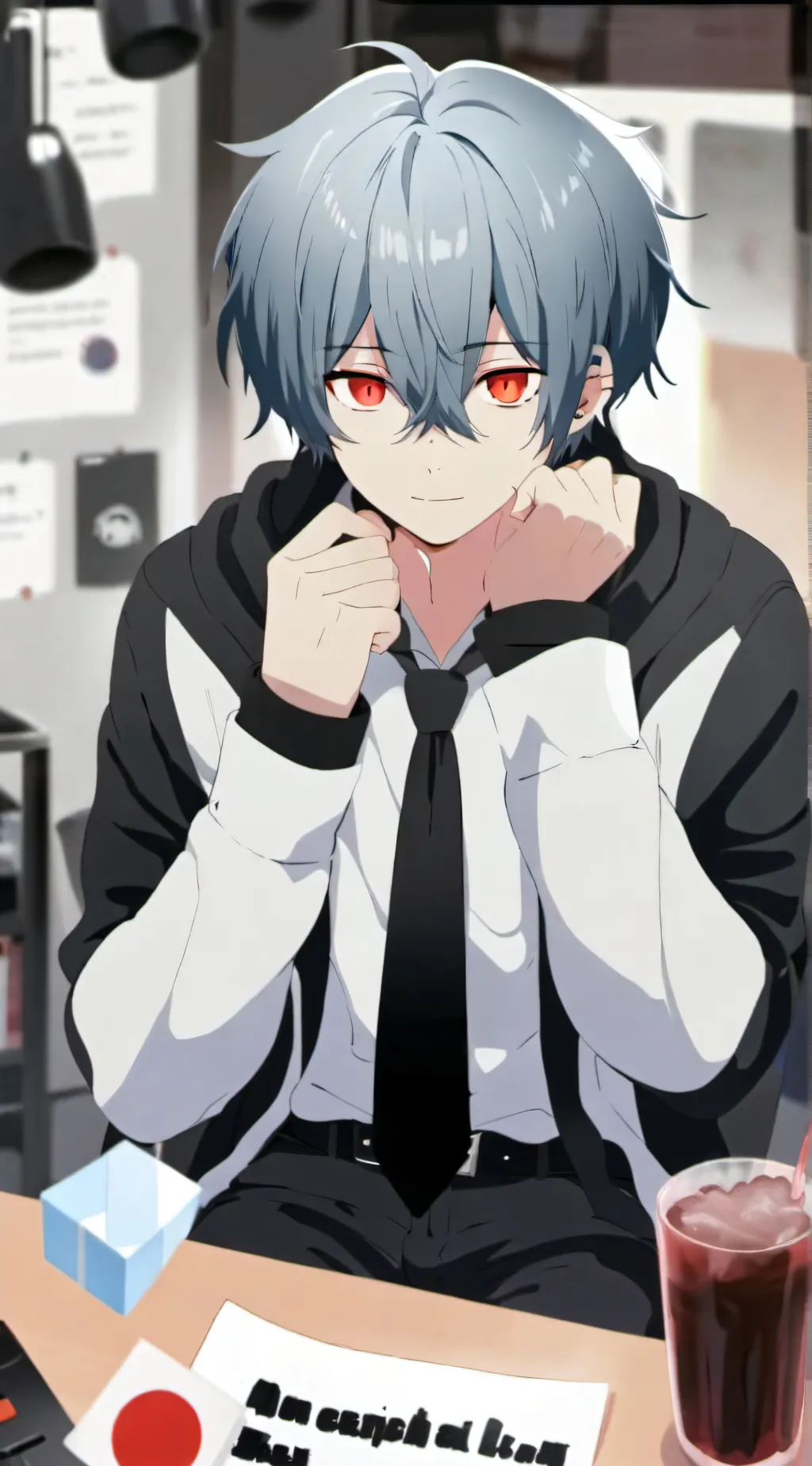 ai character: mha ur death?  background