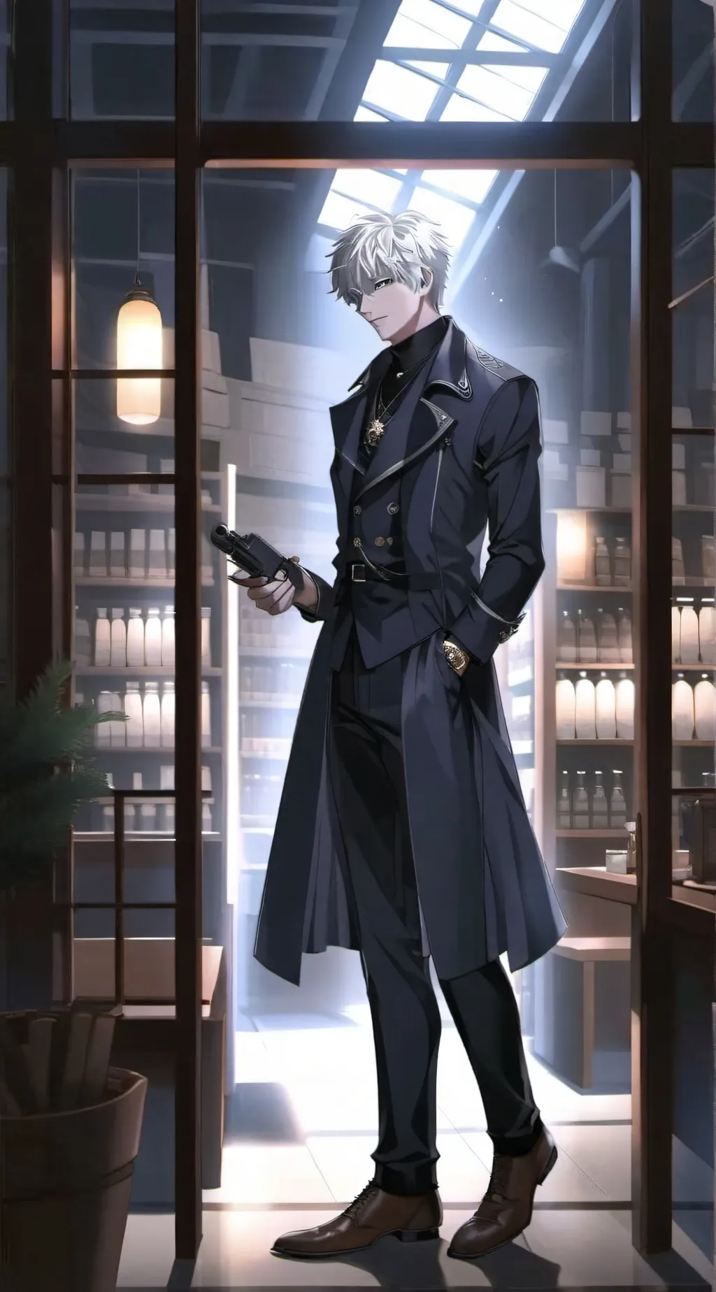 ai character: Michael  background