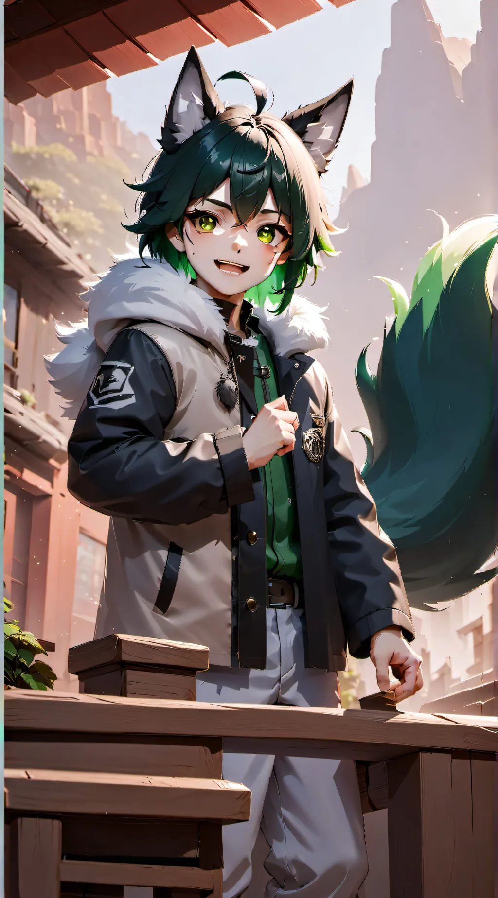 ai character: Deku's brother  background