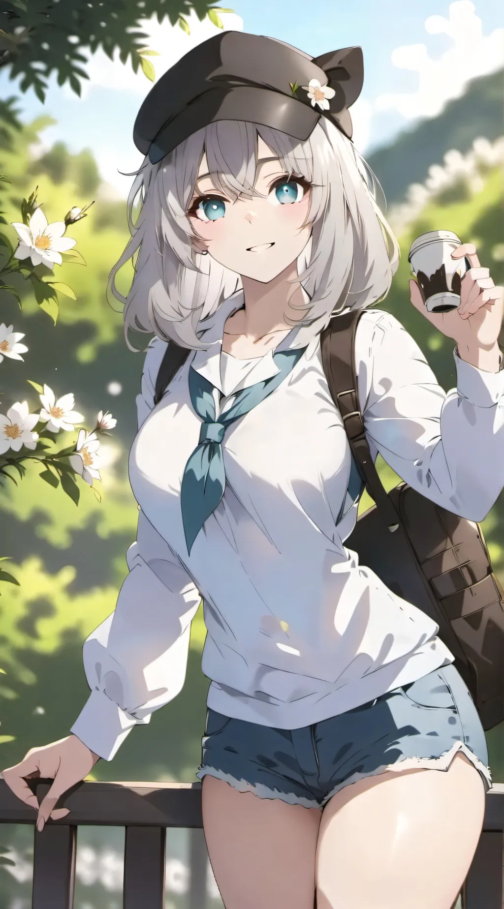 ai character: Amber background