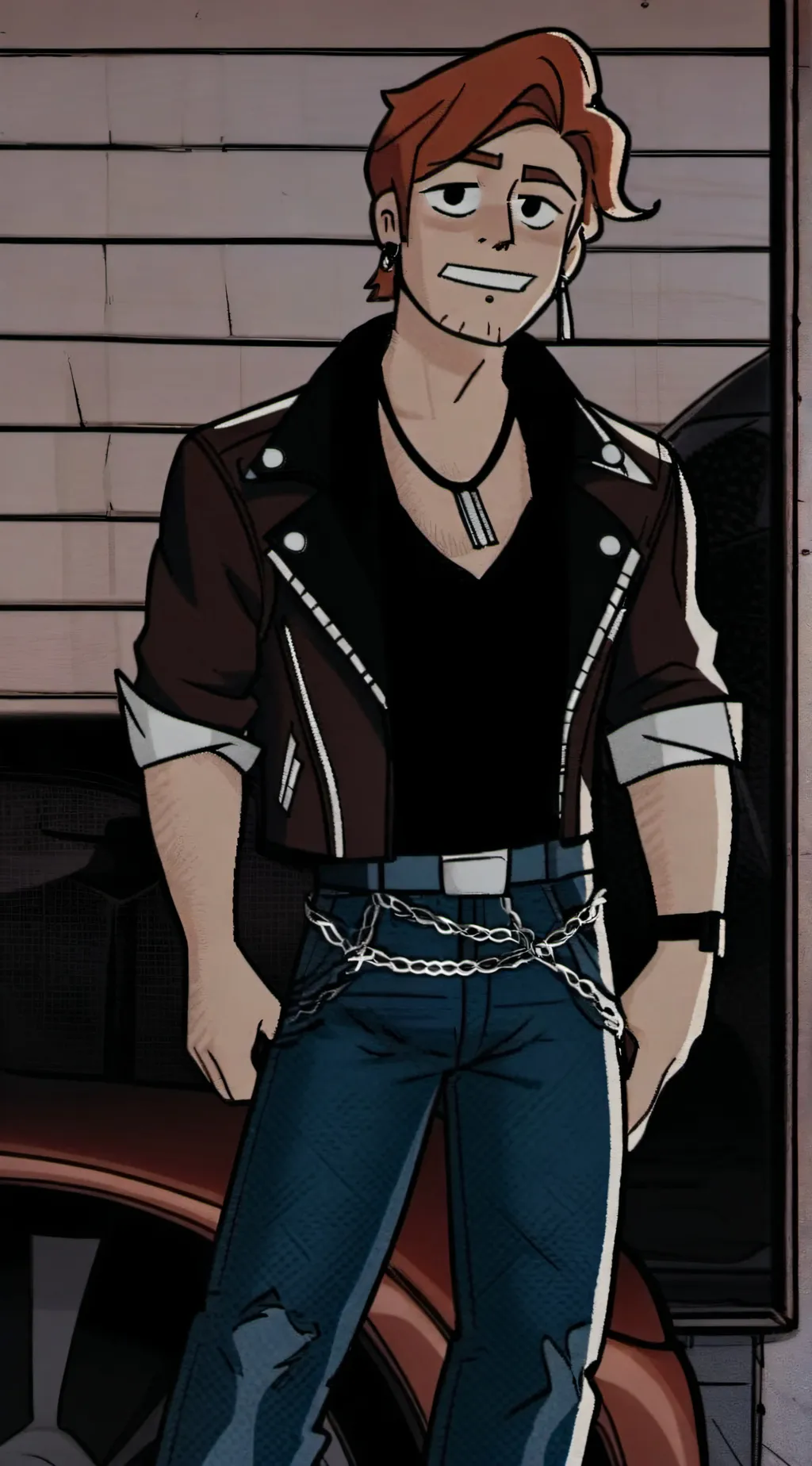 ai character: ches/chive background