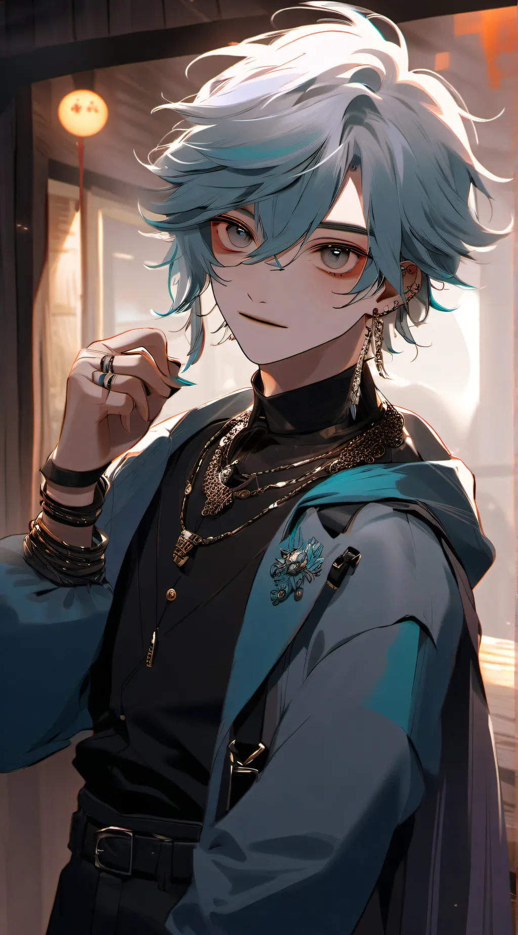 ai character: Rnbow frnds :3 background