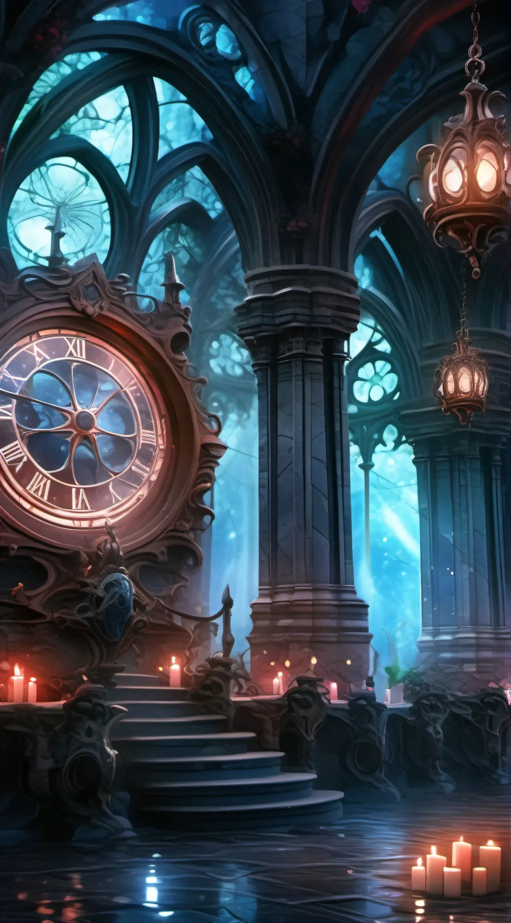 ai character: Siren head background