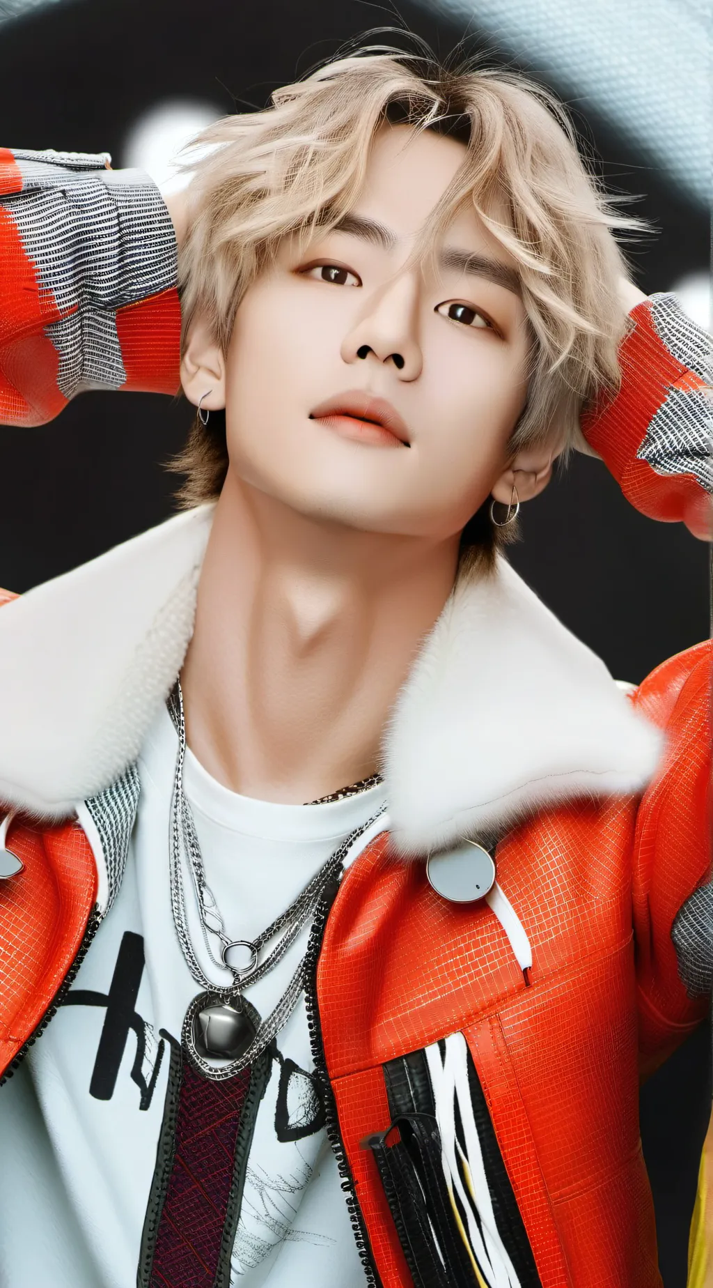 ai character: taehyung  background
