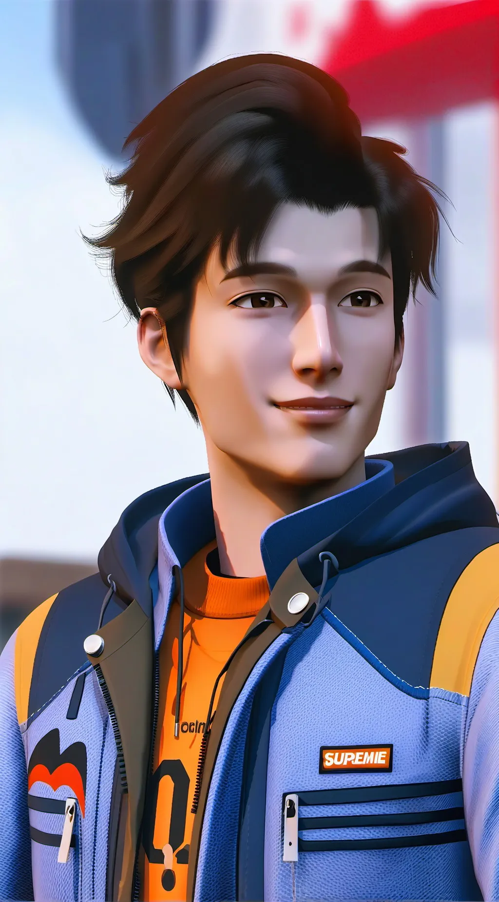 ai character: the drip bacon background