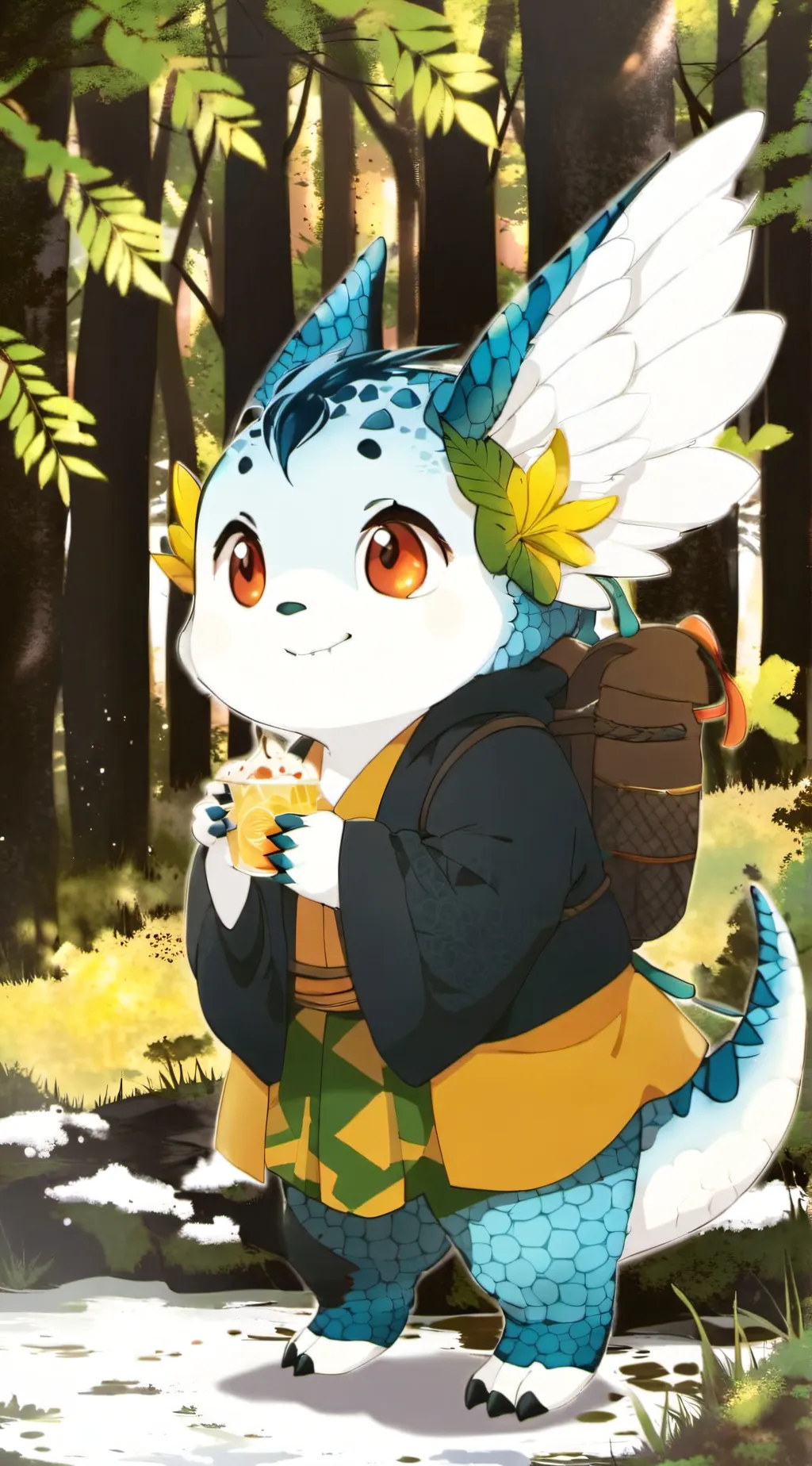 ai character: Tiger 🐅 background