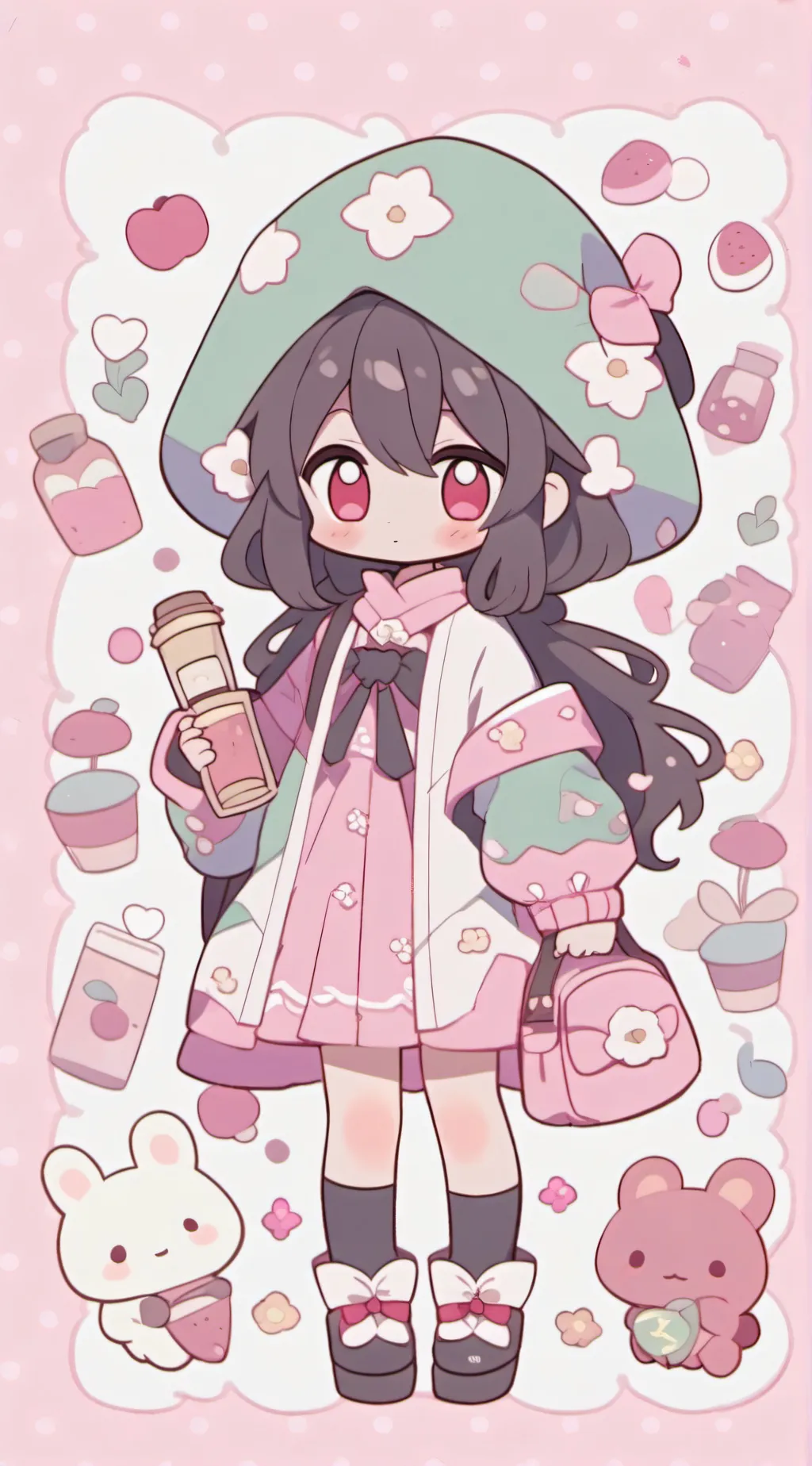 ai character: (KANAOOO!!) background