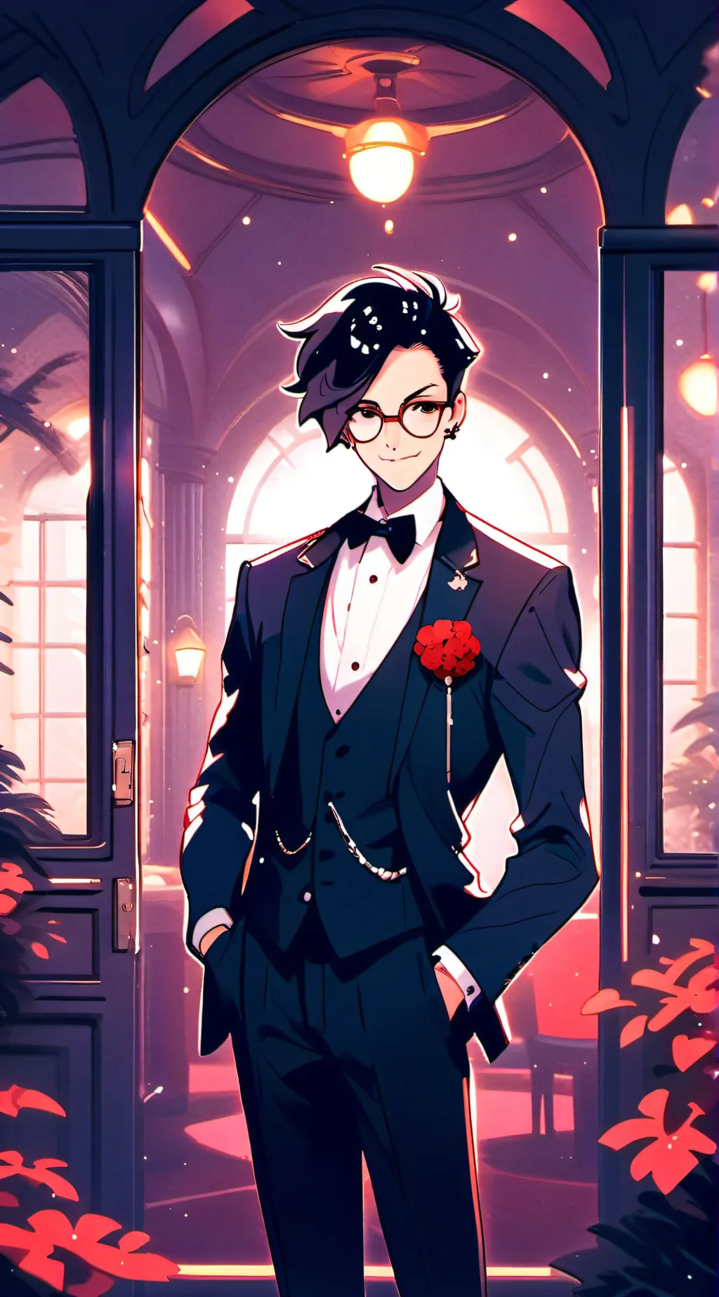 ai character: Hazbin hotel background