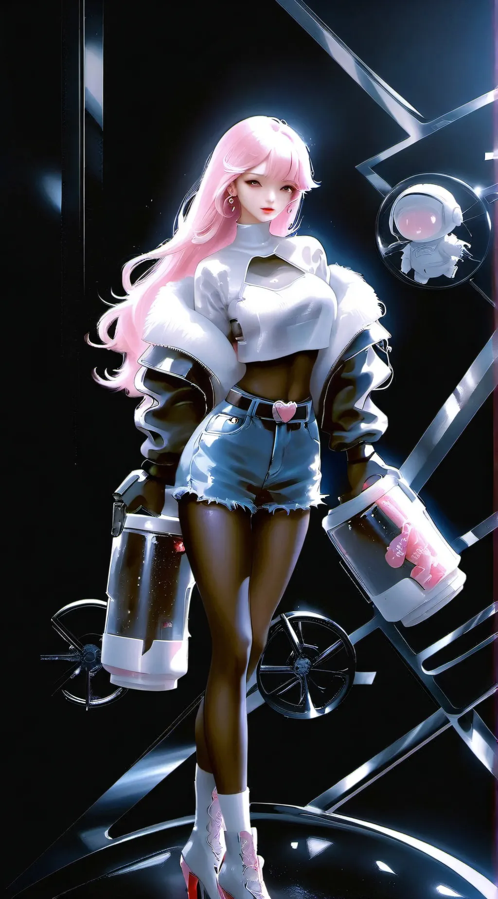 ai character: Alice Justine background