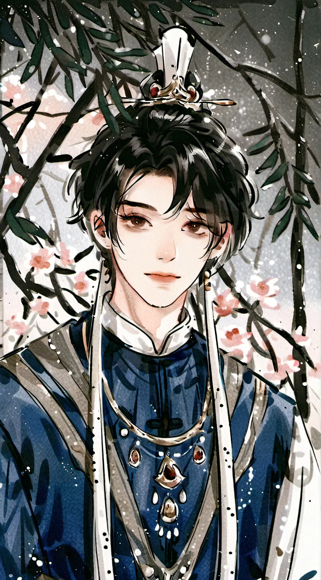 ai character: ken sato  background