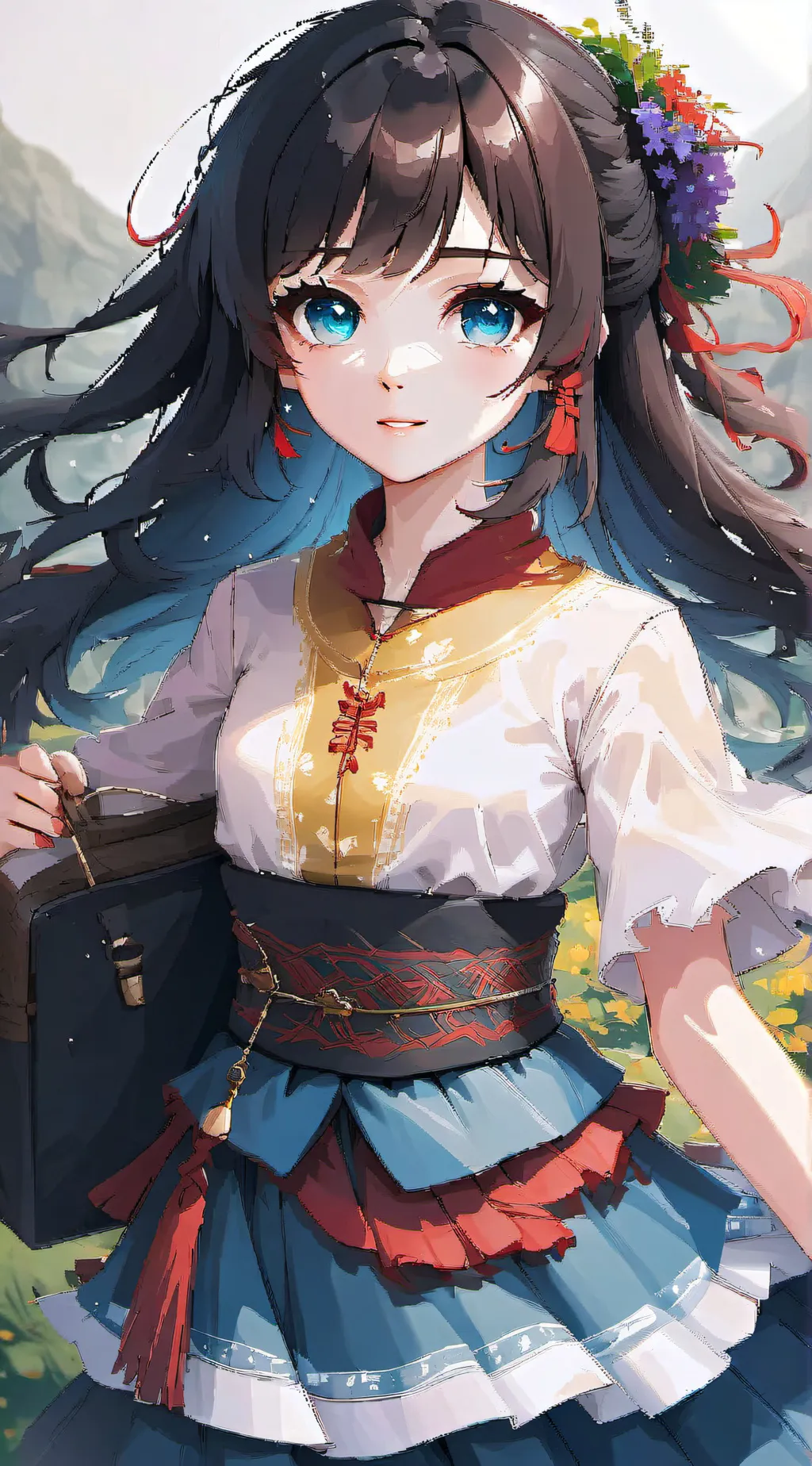 ai character: Raven background