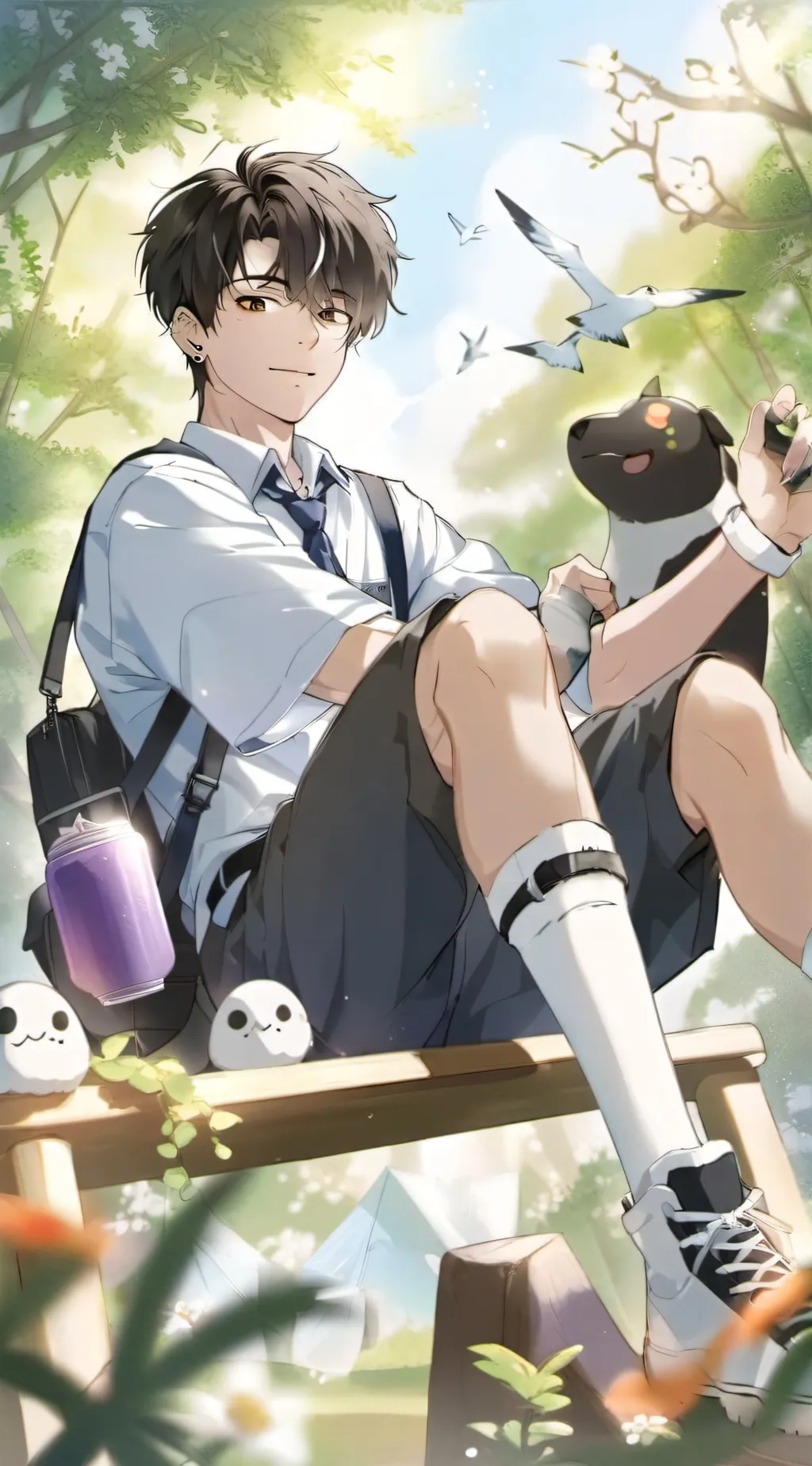 ai character: 李阳 background