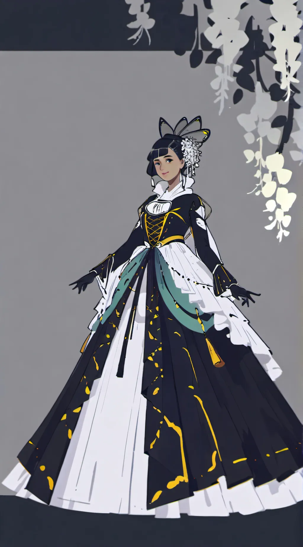 ai character: miss bloomie background