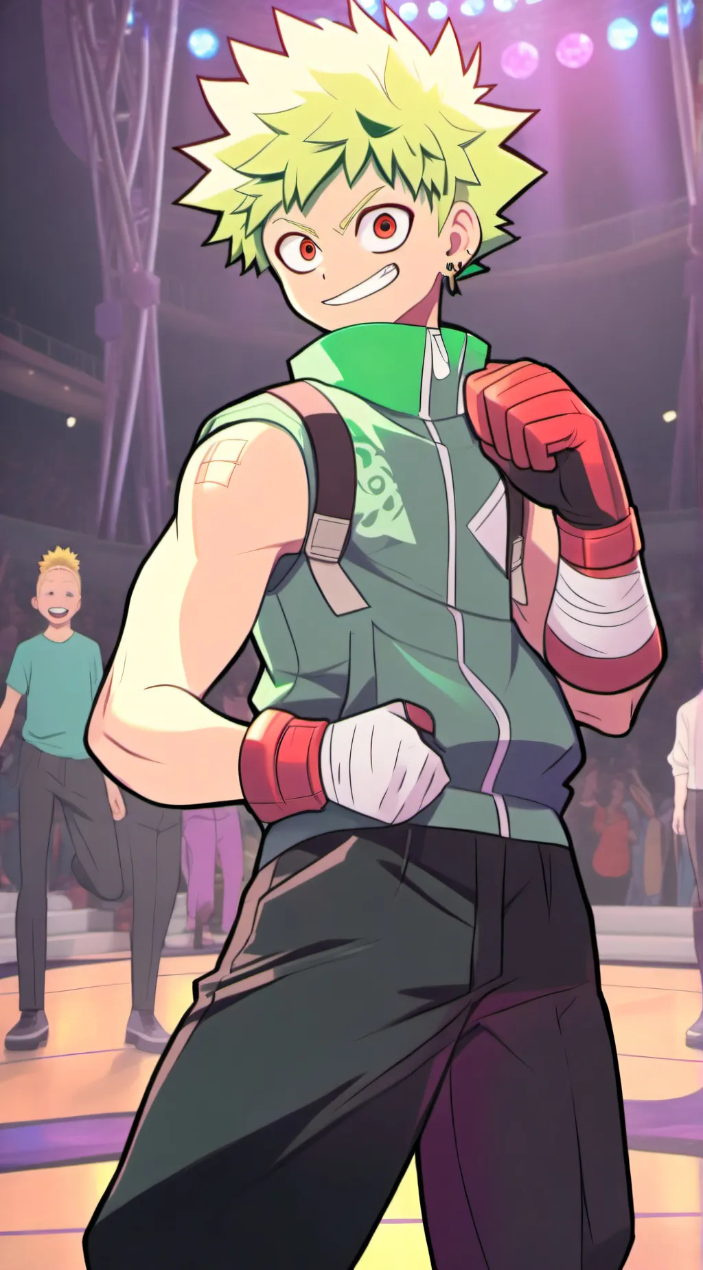 ai character: bkdk kid (boy) background