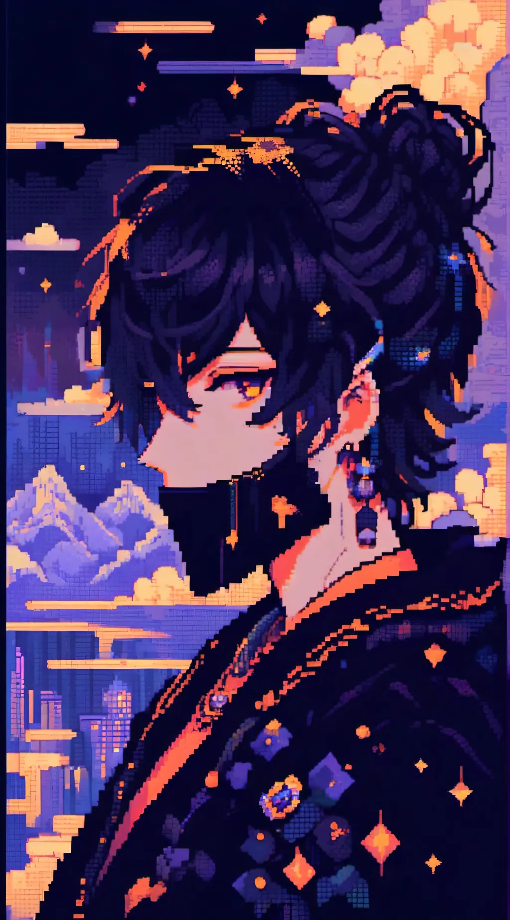 ai character: demon slayer background