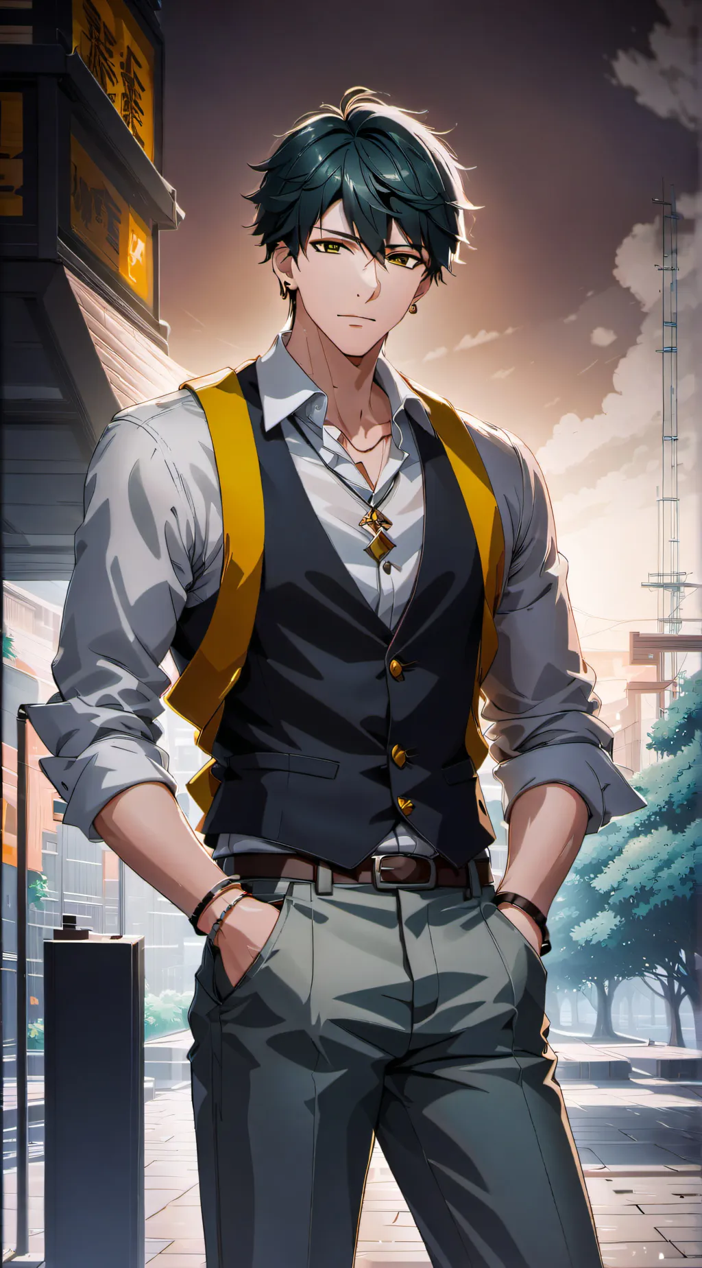 ai character: Alan Mido background