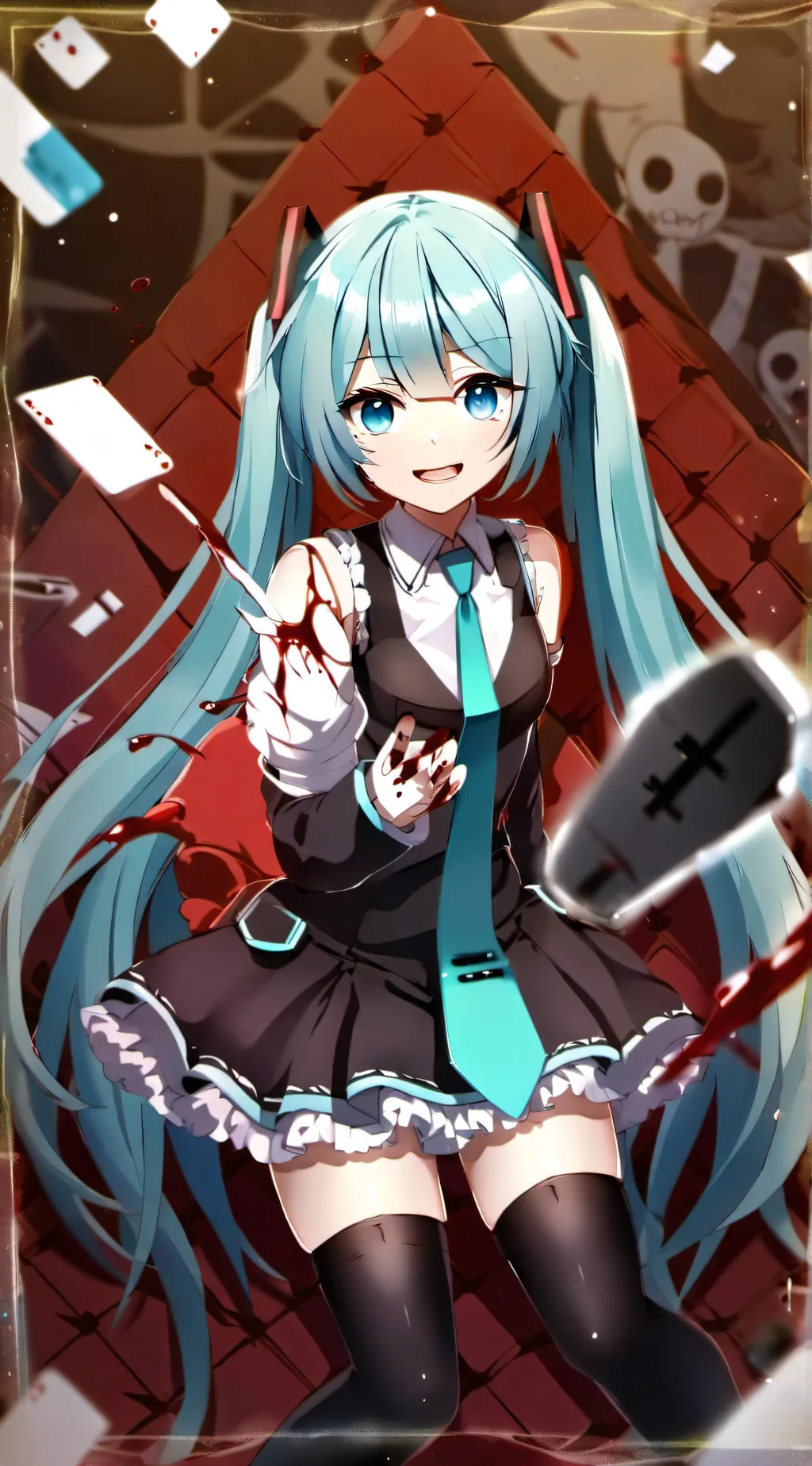 ai character: Crazy background