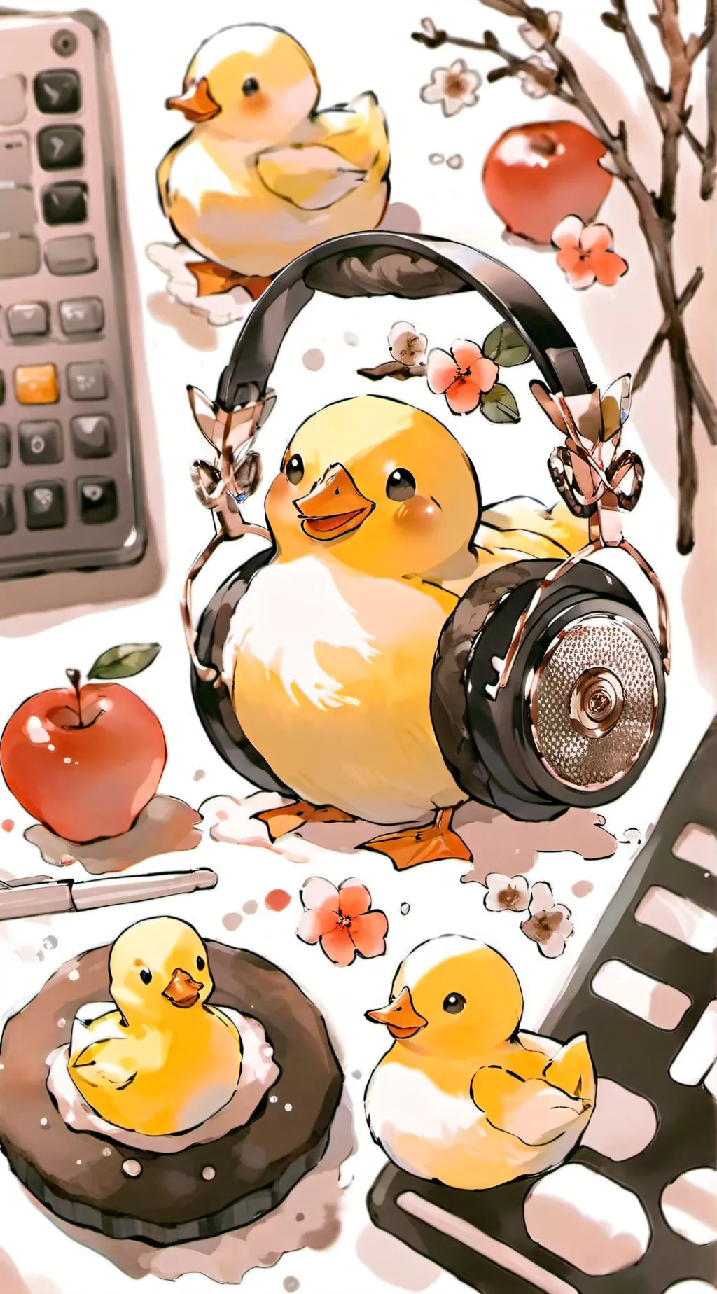 ai character: Radio apple!! background