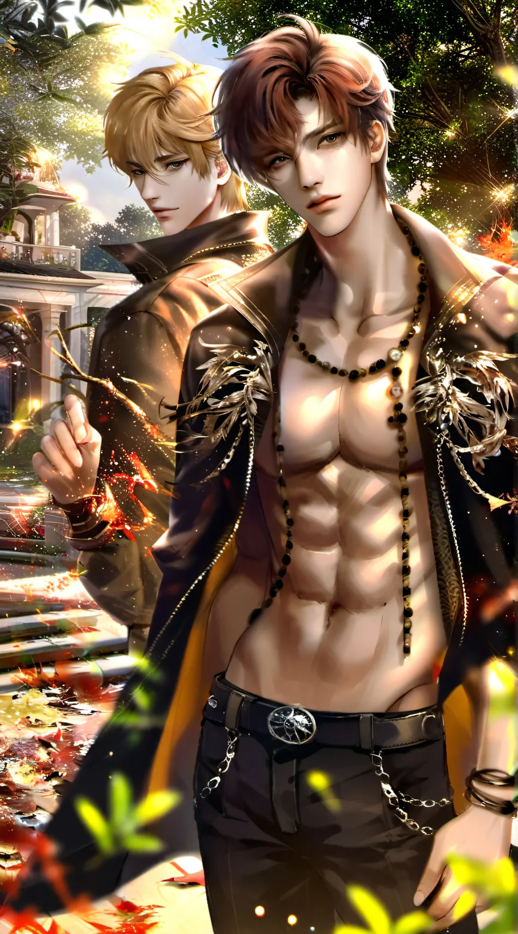 ai character: Alen and Noah background